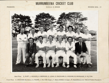 Photograph, 1976-77 6th XI Premiership, c. 1977