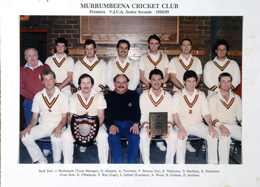 Photograph, 1988-89 2nd XI Premiership, c. 1989