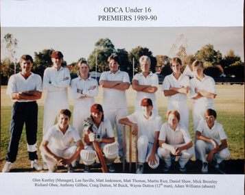 Photograph, 1989-90 Under 16 Premiership, c. 1990