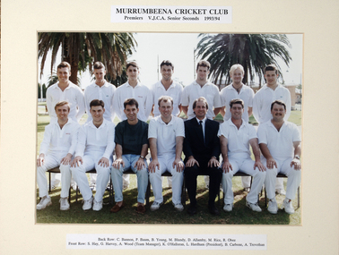 Photograph, 1993-94 2nd XI Premiership, c. 1994