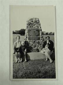 Black and White Photograph, Churchill Island Cairn, 04/11/1968