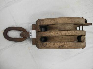 Ship's rigging block, 1891