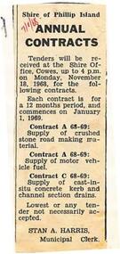 Newspaper Clipping, 07/01/1968