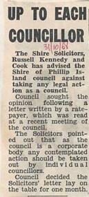 Newspaper Clipping, 31/10/1968