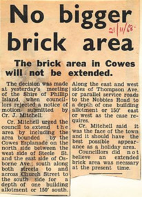 Newspaper Clipping, 21/11/1968