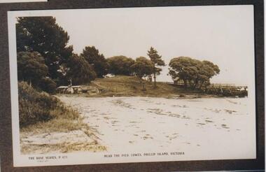 Photograph, George Cox's Shed, Cowes Beach, Phillip Island, 1914
