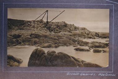 Photograph, Granite Quarry, Cape Woolamai, Phillip Island, 1913