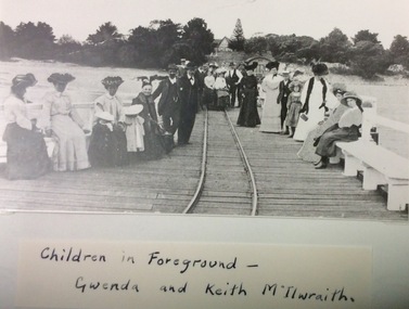 Photograph, People on Cowes Pier