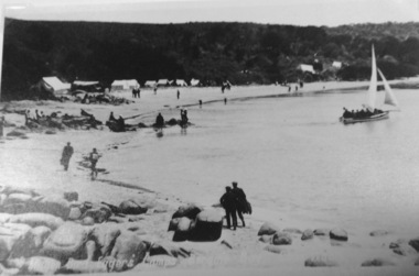 Photograph, Mutton Bird Eggers' Camp Cape Woolamai