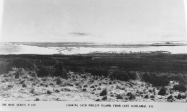 Photograph, Looking over Phillip island from Cape Woolamai