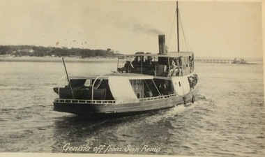 Photograph, Genista off from San Remo, ?