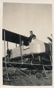 Photograph, Bi-plane on Phillip Island