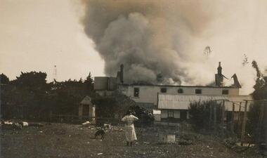 Photograph, Isle of Wight Fire, 1926
