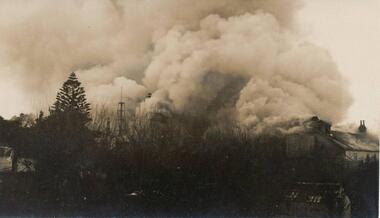 Photograph, Isle of Wight Hotel Fire, 1926