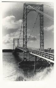 Photograph, Suspension Bridge, 1950's