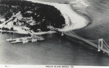 Photograph, Suspension Bridge, 1940