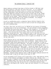 Foreword, Anderson Family & Homestead, 1994