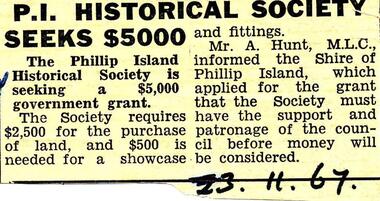 Newspaper clippings, 23/11/1967