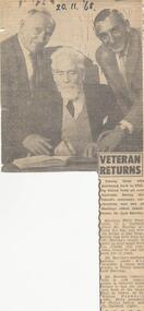 Newspaper clippings, 20/11/1968