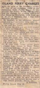 Newspaper clippings