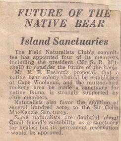 Newspaper clippings
