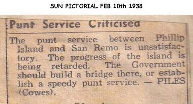 Newspaper clippings, 10/02/1938