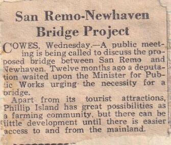 Newspaper clippings