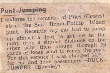 Newspaper clippings