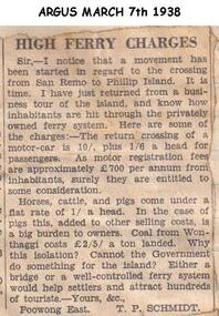 Newspaper clippings, 07/03/1938