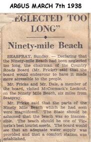 Newspaper clippings, 07/03/1938
