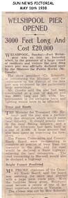 Newspaper clippings, 16/05/1938
