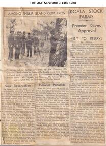 Newspaper clippings