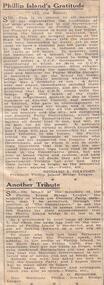 Newspaper clippings, 18/11/1938