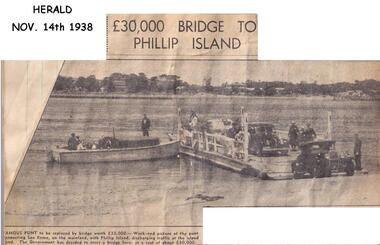 Newspaper clippings, 14/11/1938