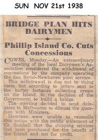 Newspaper clippings