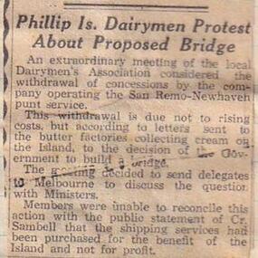 Newspaper clippings