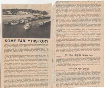 Newspaper clippings
