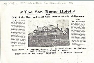 Newspaper clippings, 1903