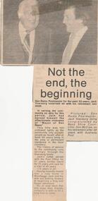 Newspaper clippings