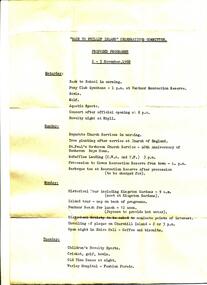 Programme & Envelope, October 1968