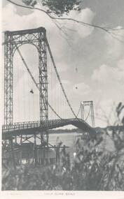 Photograph, Suspension Bridge, 1940's