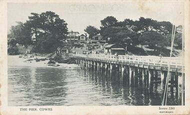 Photograph - Post Card, Cowes from Pier Phillip Island, Early 20th Century