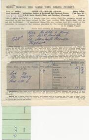 Document, Documents relating to Lot 34,Ventnor Township Estate, c1970