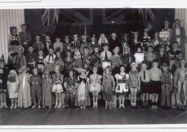 Photograph, Fancy Dress group, c. 1940s