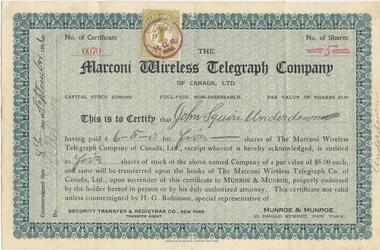 Document - Certificate, 08/09/1906
