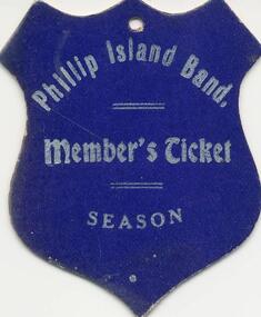 Ticket & Booklet, Phillip Island Printers, c 1950