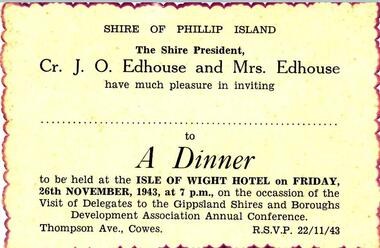 Documents, Shire of Phillip Island et al, 1940's