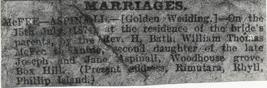 Newspaper Clipping, 15/07/1874
