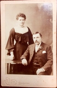 Photograph, Portrait of Ted and Harriett Roberts nee Harrad, Circa early 20th century