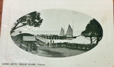 Photograph - Post Card, Cowes Jetty, About 1900